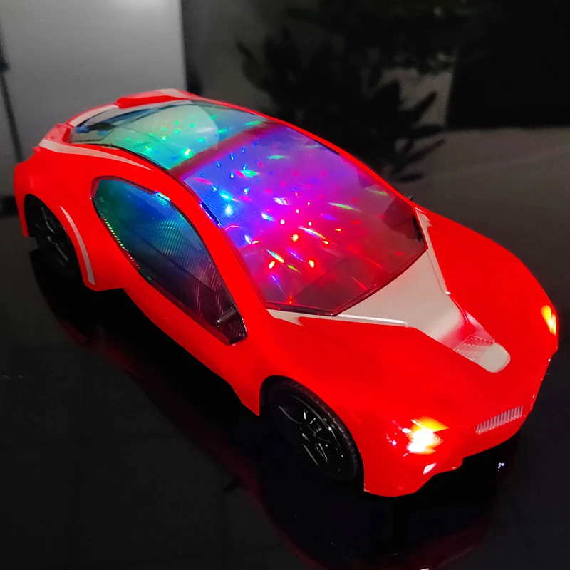 Funny Simulation Electric Glowing Car Model Children Electric Toy Car with Lights Music Boys Toys Kids Fun Holiday Birthday Gift