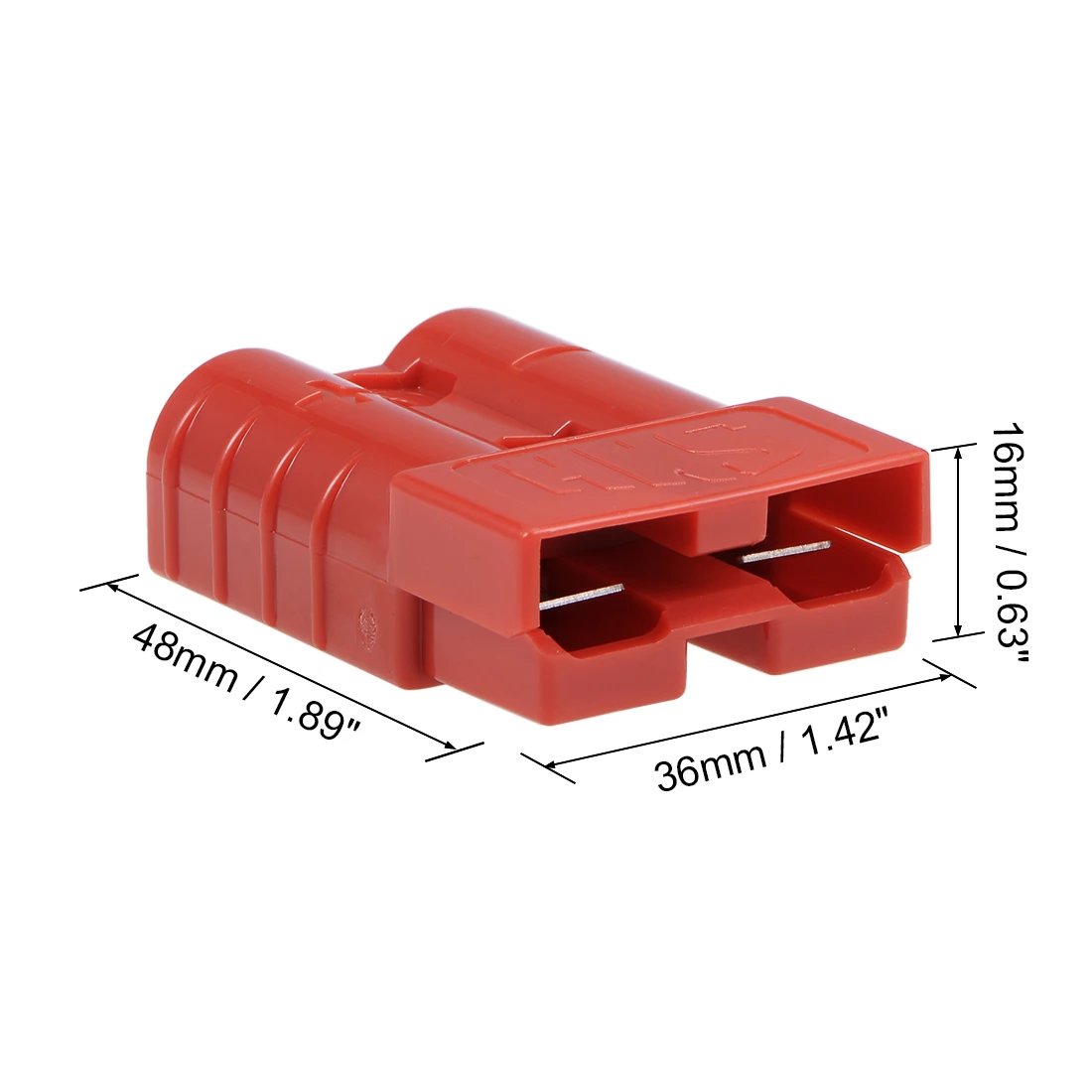 2/4Pcs 6 Gauge Battery Quick Connect Disconnect 600V 50A Wire Connector for Winch Auto Car Trailer Driver Grey/Red/Yellow/Black