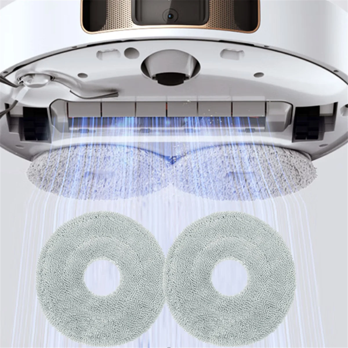 新しい 12 個洗えるモップ布 Dreame L10s プロウルトラヒート/X30 ウルトラ/X30 プロ/S10 プロウルトラ掃除機交換モップパッド