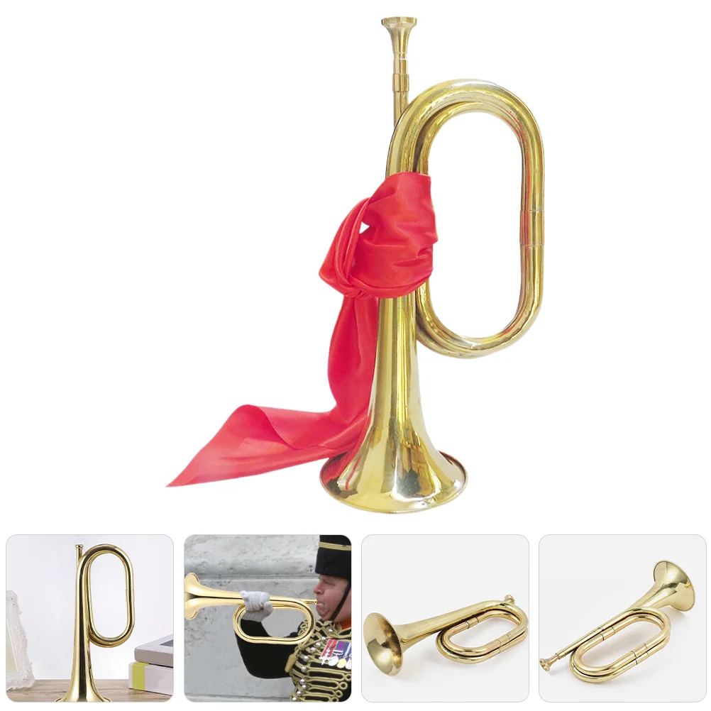 Bugle Trumpet Metal Trumpet Beginner Trumpet Wind Instrument for Orchestra beginner bugle horn instrument