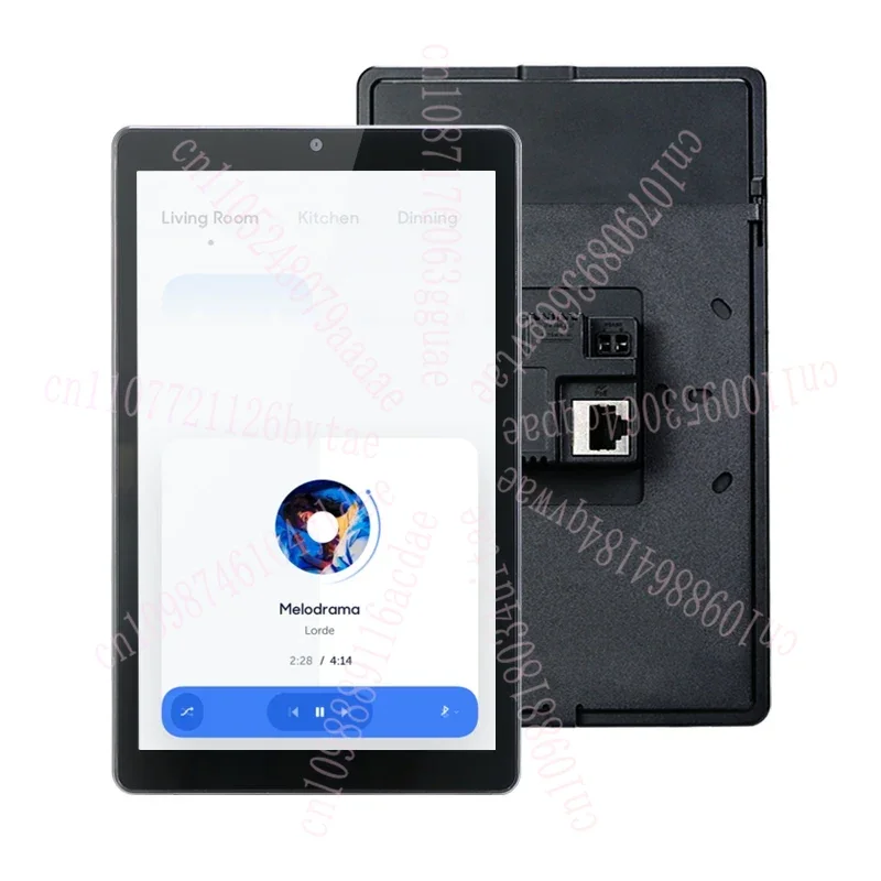 YC-SM08P 格安 PoE RJ45 WiFi 8インチ 壁掛け型産業用Androidタブレット 86サイズ壁ボックス対応 スマートホームパネル