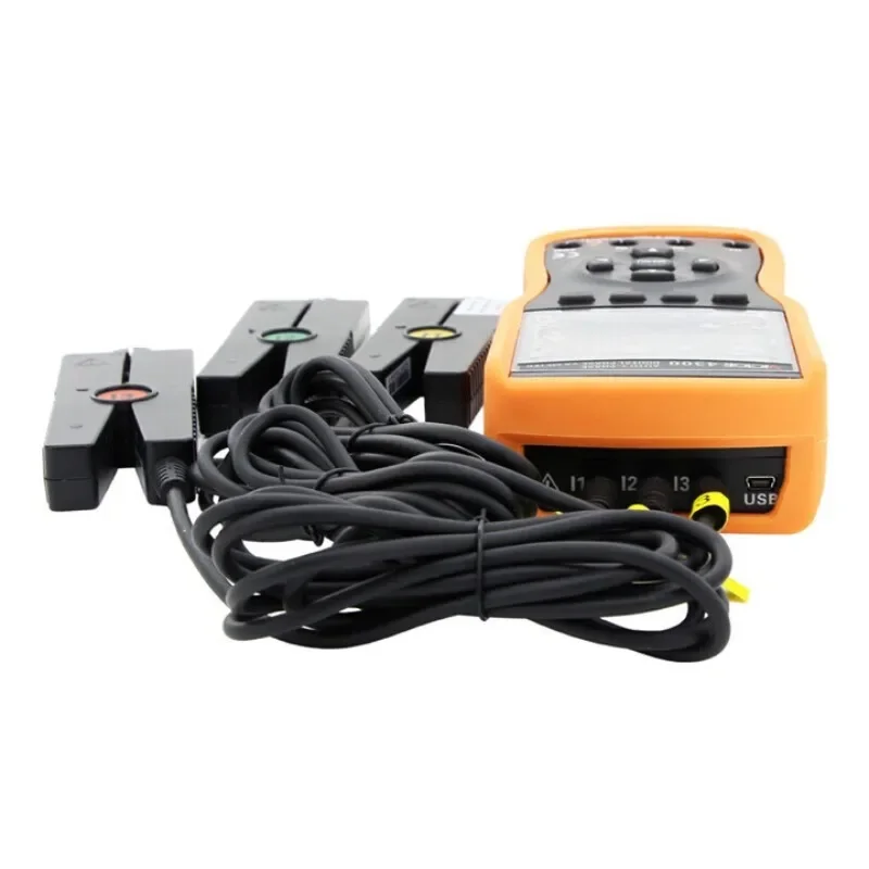 Three-clamp Digital Phase Voltammeter Three-phase Phase Sequence Detector Phase Voltage Current Frequency Power Factor