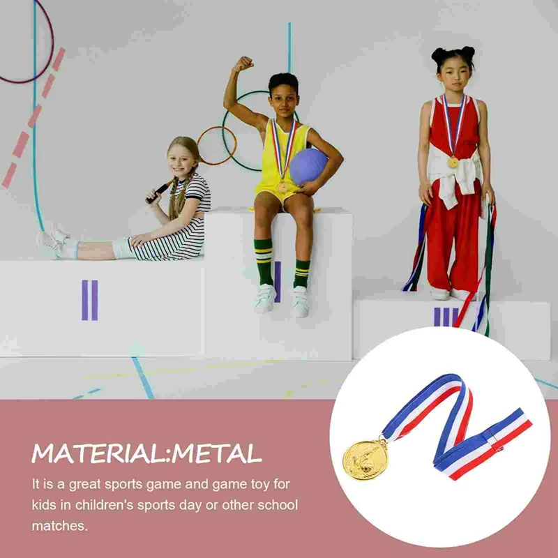 축구 금속 아연 합금 금상 축구 컵 메달상, 학생 파티 선물, 12 개