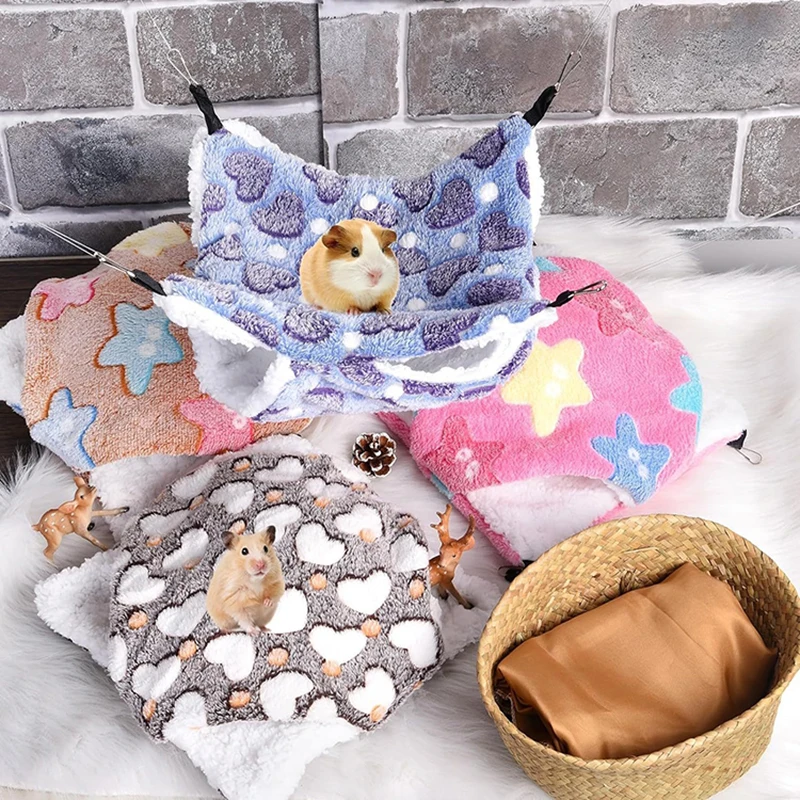 Hamster-Hängematte, Nagetier, Hamsterbett, Ratten, Zubehör für Ratte, Hängematte für Ratten, Hängematte für Nagetiere, Meerschweinchenhaus CXW04 – Detail 4