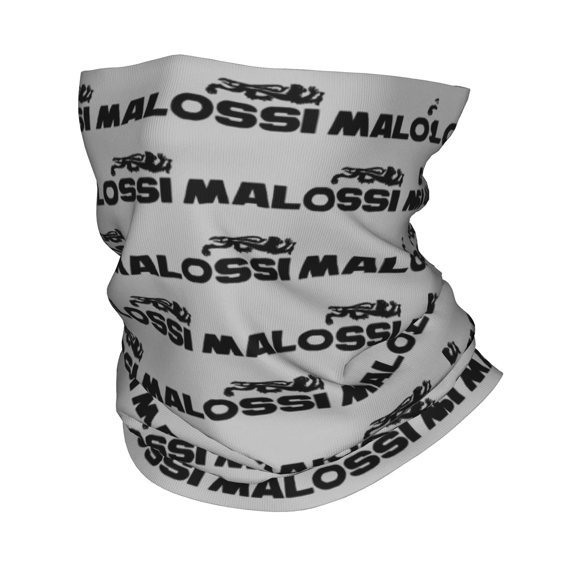 Custom M-Malossied Bandana Neck Warmer Women Men Winter Ski Hiking Scarf Gaiter Orangutan Logo Design Face Cover