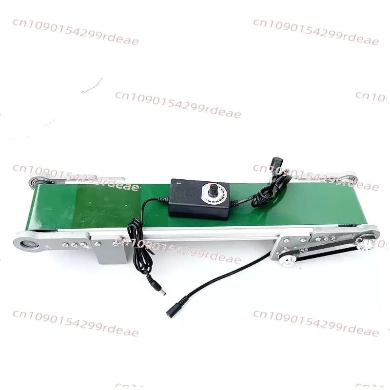 DC 12V Electric Desktop Conveyor Belt Technology Production Elevator Model Friction Experiment Device Speed Adjustable 0-116RPM