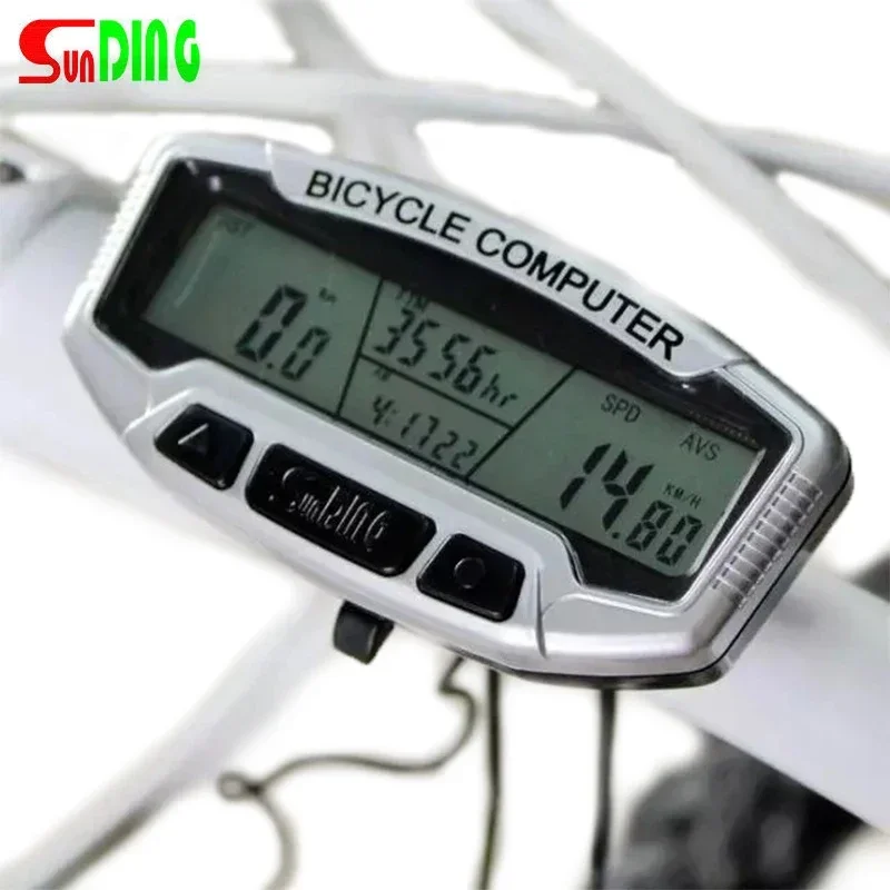 Bicycle Stopwatch Velometer Waterproof Wired Bike Speedometer Odometer LCD Backlight Mtb Bike Cycling Computer Bike Accessories