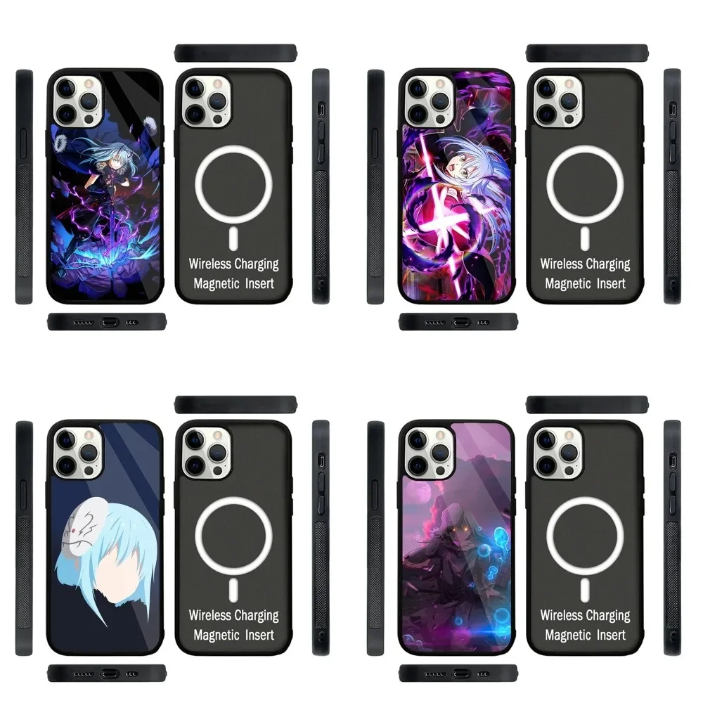

T-Tensei S-Slime Rimuru Phone Case Strong Magnetic For IPhone 16,15,14,13,Pro,Max,Plus,11,12,Mini For Magsafe Wireless Charging