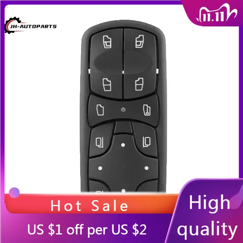 

Car Window Button Electric Window Switch Control 9438200097 For Mercedes-Benz ACTROS MP2 / MP3 2002-2008