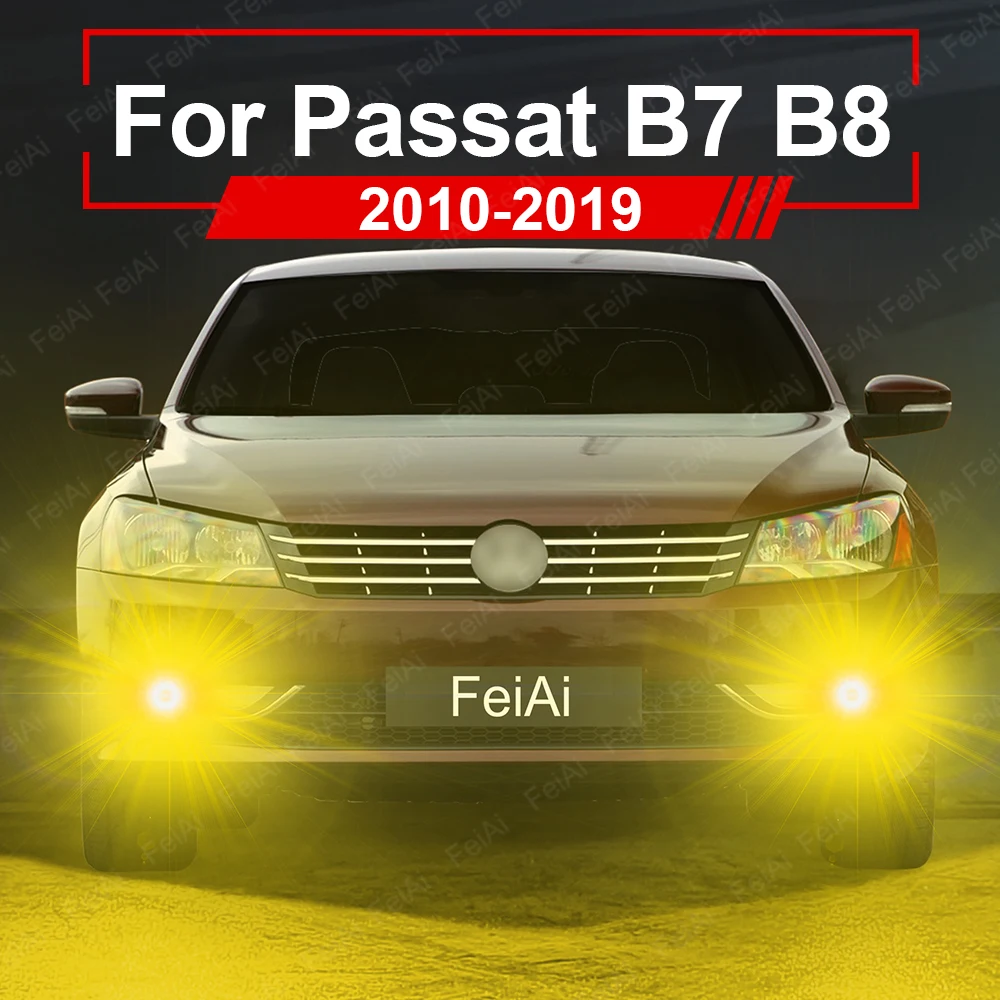 

For Volkswagen VW Passat B7 B8 LED Front Fog Light Bulb 2010 2011 2012 2013 2014 2015 2016-2019 Passat Accessories LED Fog Lamp