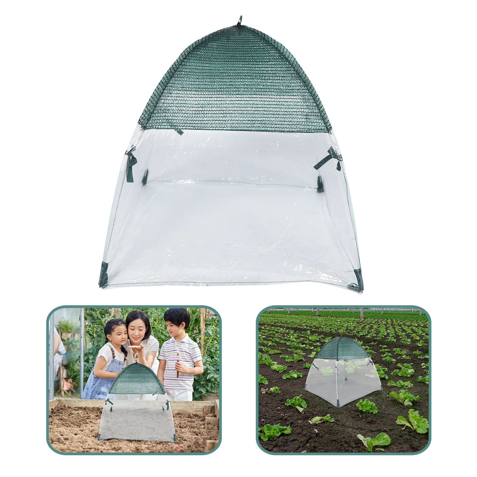 

Vegetable Garden Netting 6-Piece Set Mesh Plant Cover from Animals Weatherproof Frost Protection Tent for Outdoor Plants Winter
