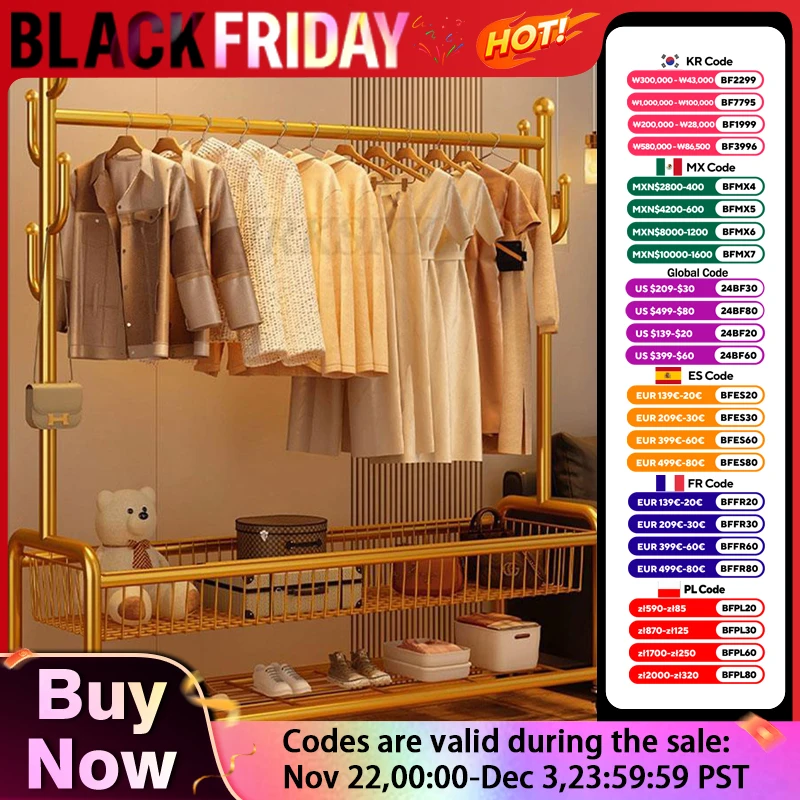 Metal Furniture Storage Rack Clothes Rack Coat Clothing Rack Wardrobe System Stand Hangers Room Shelf Storage Wall Shelves