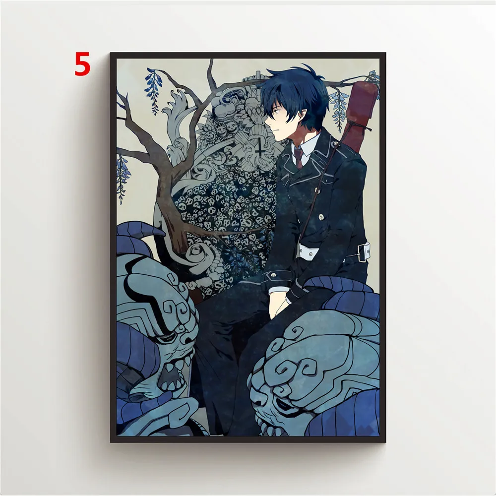 Blue Exorcist Okumura Rin Anime Posters Wall Poster Canvas Painting Posters and Prints Wall Decor Wall Art Picture Home Decor