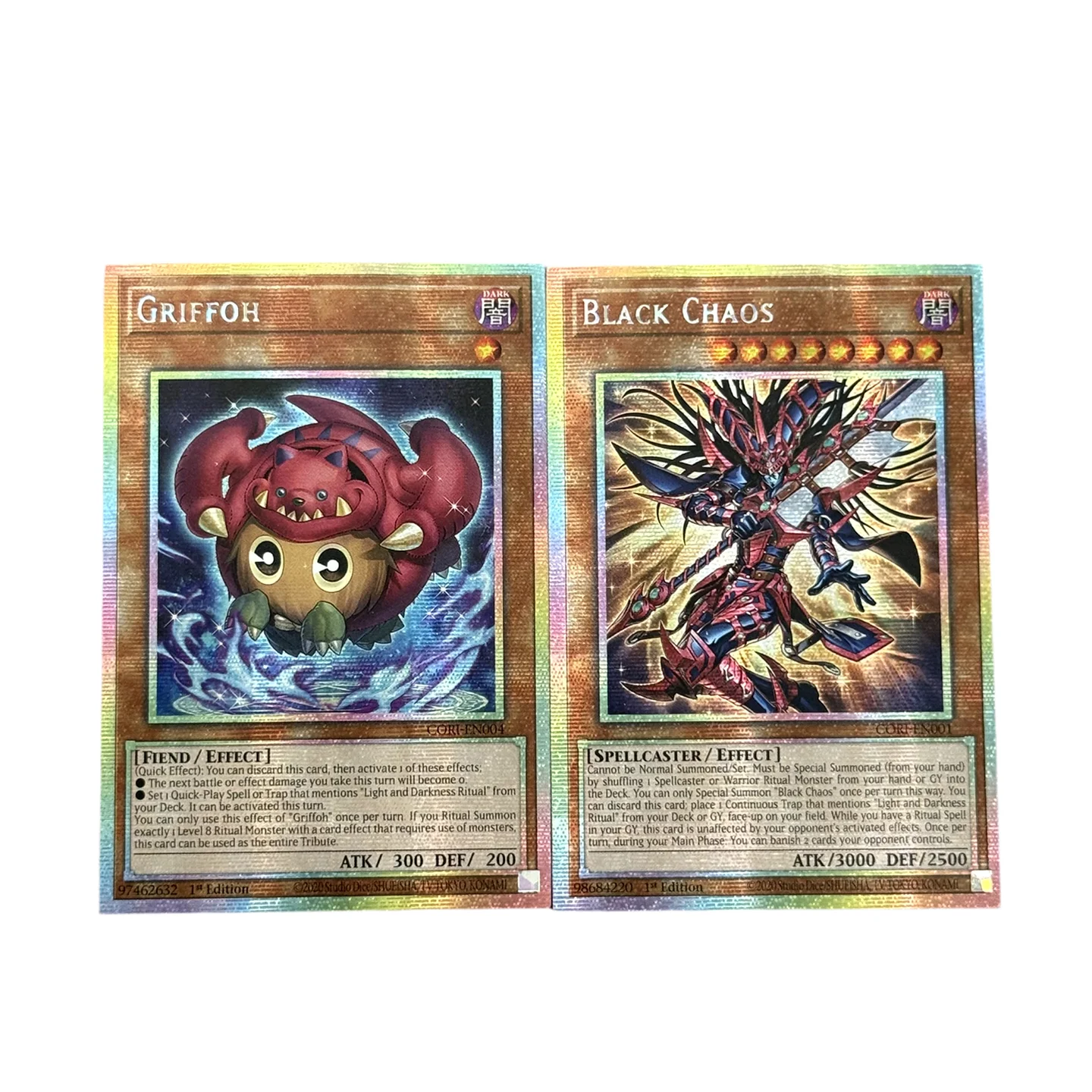 Yu-Gi-Oh! Collection DIY Proxy Cards Griffoh Black Chaos Black Luster Soldier Soldier of Light Dark Non-Original