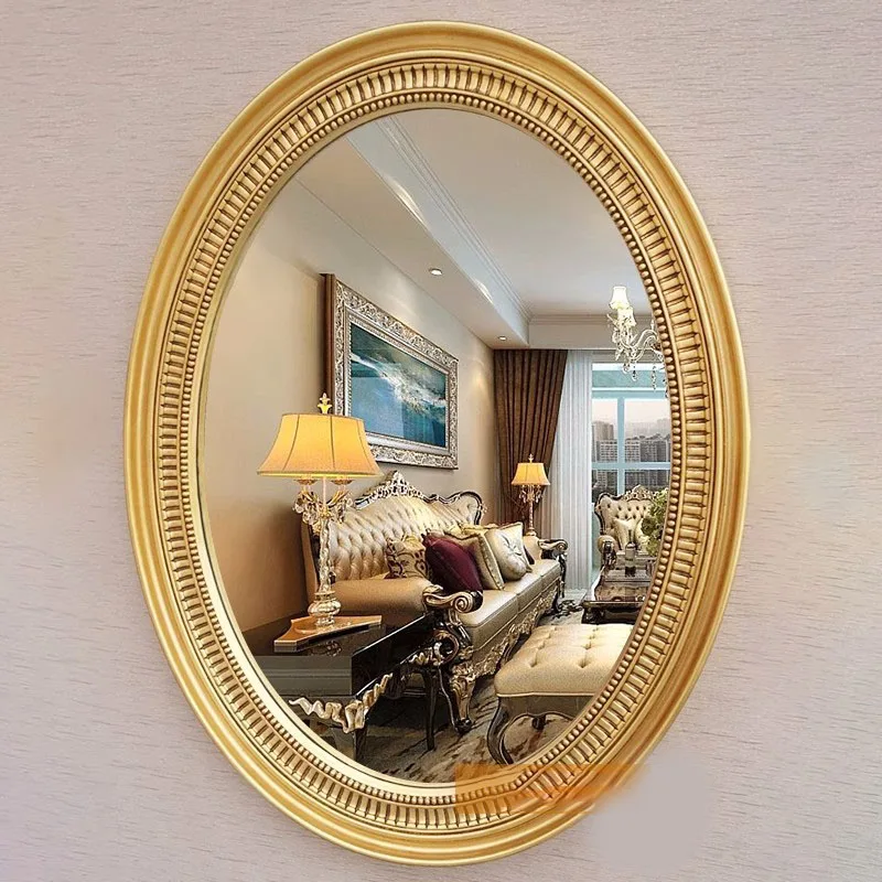 Large Model Wall Decorative Mirror Makeup Aesthetic Vintage Shower Decorative Mirror Bathroom Deco Chambre Home Design YX50DM