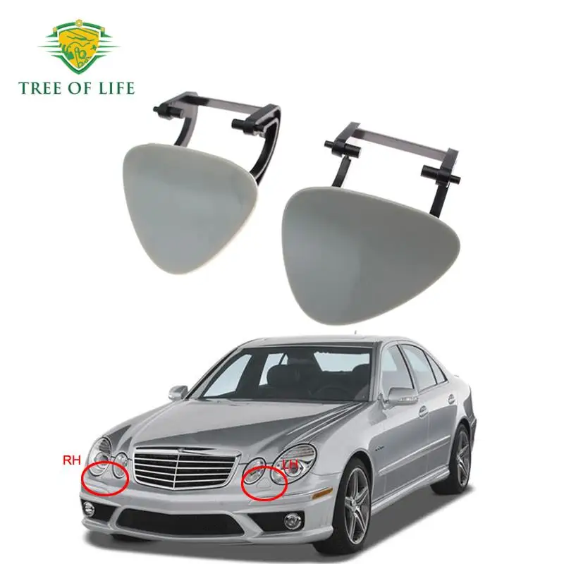 Couvercle de buse de lavage de phare avant, pour Mercedes W211 E280 E350 2118801705 2118801805