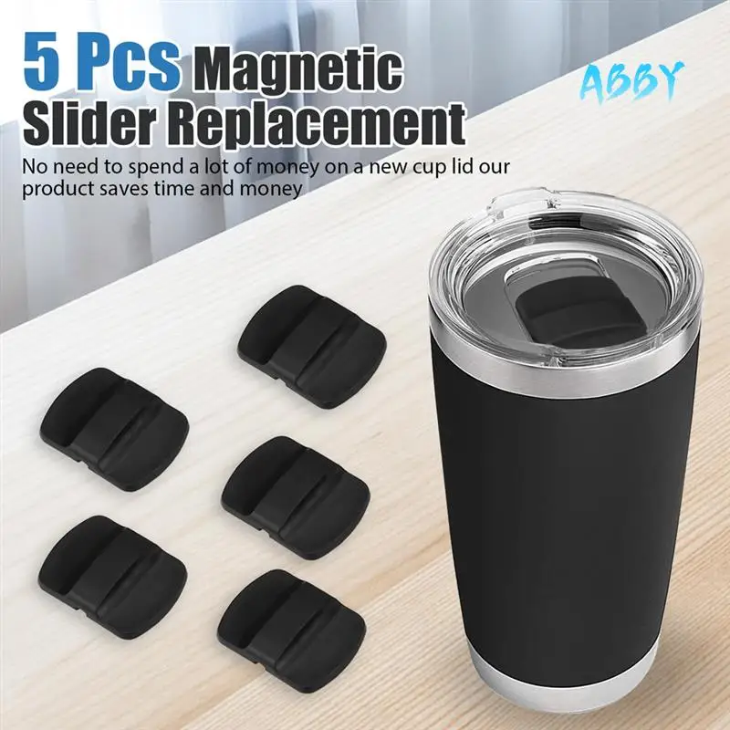 ABBY-reemplazo deslizante magnético para Yeti, pieza de bloque de empuje deslizante de tapa para tapas magnéticas Yeti de 10Oz,14Oz,16Oz,20Oz,26Oz,30Oz