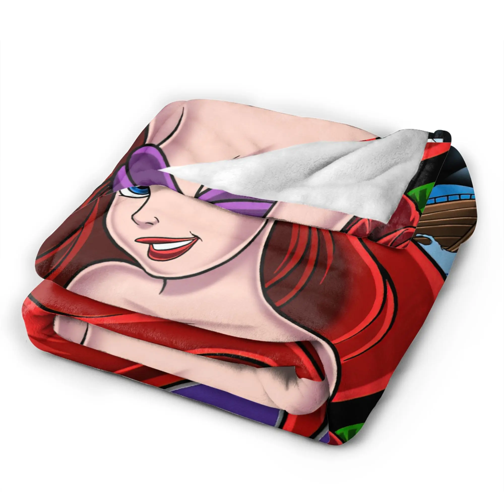 جزء من بطانية عالمك ليتل ميرميد الصوف الجدة لينة رمي بطانية للمنزل مطعم الصيف