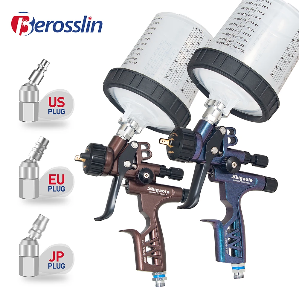 moveis industriais pistola de couro acabamentos automotivos tintas de nebulizacao elevada chapa metalica hvlp 6800b 13 mm 01