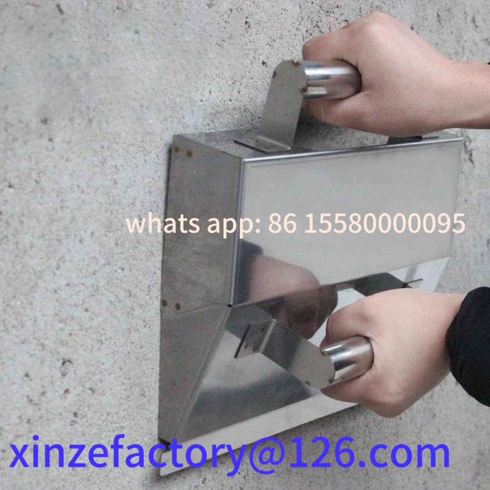 تخصيص جدار فولاذي مقاوم للصدأ الجص كشط الخرسانة الغبار مجرفة مسحوق المعجون مكشطة