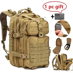 DulSports-Sac à dos militaire étanche en nylon 1000D, sacs à dos militaires d'extérieur, camping, randonnée, trekking, pêche, chasse, 30L, 50L