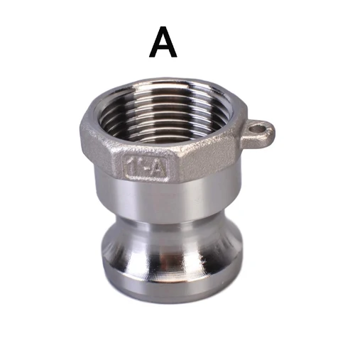 Imagen 2 del producto 304 316L inoxidable 1/2 ""3/4"" 1 ""1,5"" 2 ""BSP hembra macho Camlock adaptador de montaje Barb desconexión rápida para bomba de manguera Homebrew