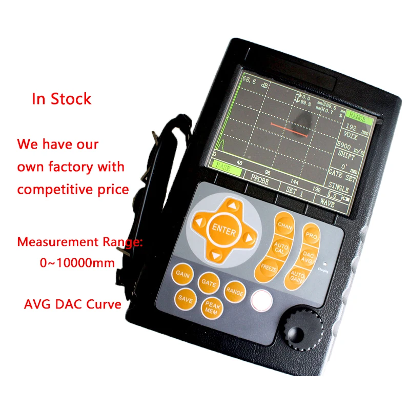 

Портативный цифровой ультразвуковой дефектоскоп для промышленного применения, оборудование для ультразвукового контроля металлов, продажа