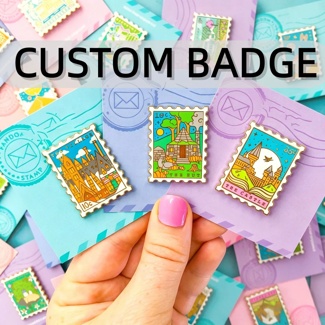 

Metal Crafts Manufacturer China Factory Stamp Enamel Pin Anime Custom Logo Design Metal Badges Cute Hard Soft Enamel Lapel Pins