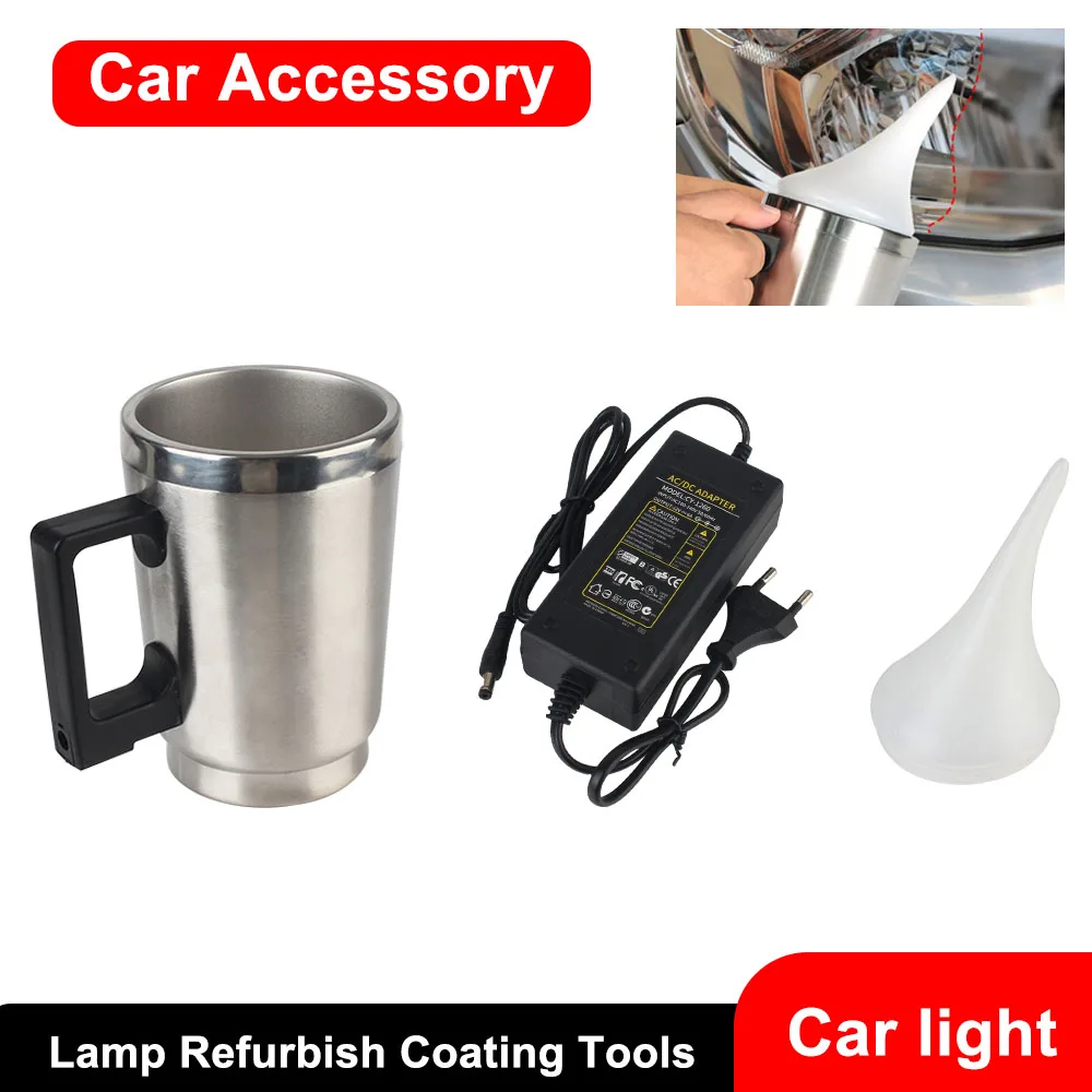 Polishing Cleaning Tools Light Car Headlight Lens Restoration Kit Repair The Atomizer Cup Headlights Taillights Motorcycle Lamp