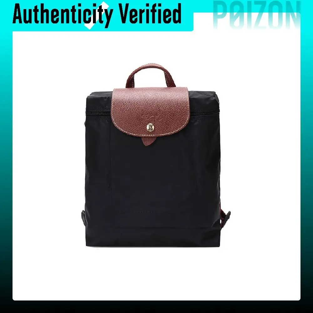 LONGCHAMP Le Pliage Nylon Backpack Handbag Women's Black 1699089001
