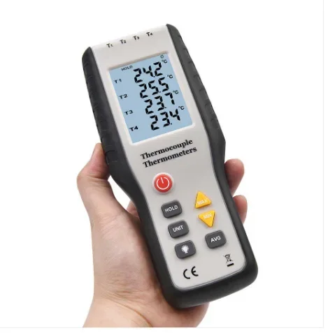 Termometer termokopel Multiway HT-9815 empat saluran