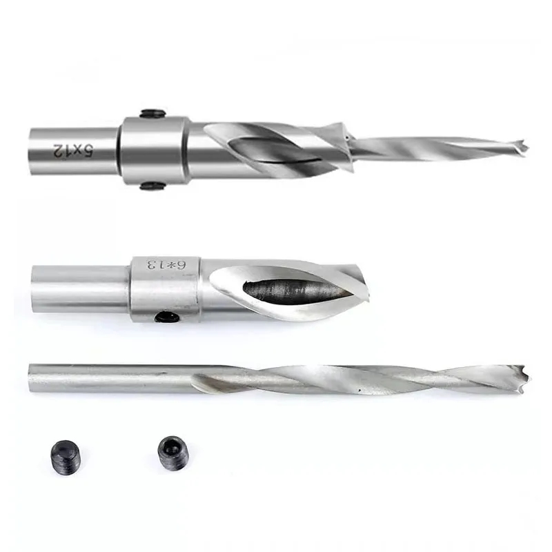 Woodworking countersunk head salad drill high-speed steel Step Hole Opener countersink Step Drill Bit Screw holeTools CNC