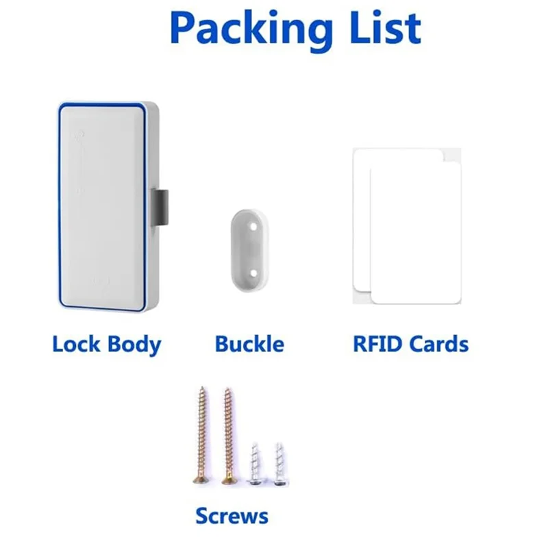 

【BRAND NEW】2X Cabinet Lock, Smart NFC RFID Electronic DIY Child Safety Proofing Lock For Cabinet Drawer Locker Cupboard