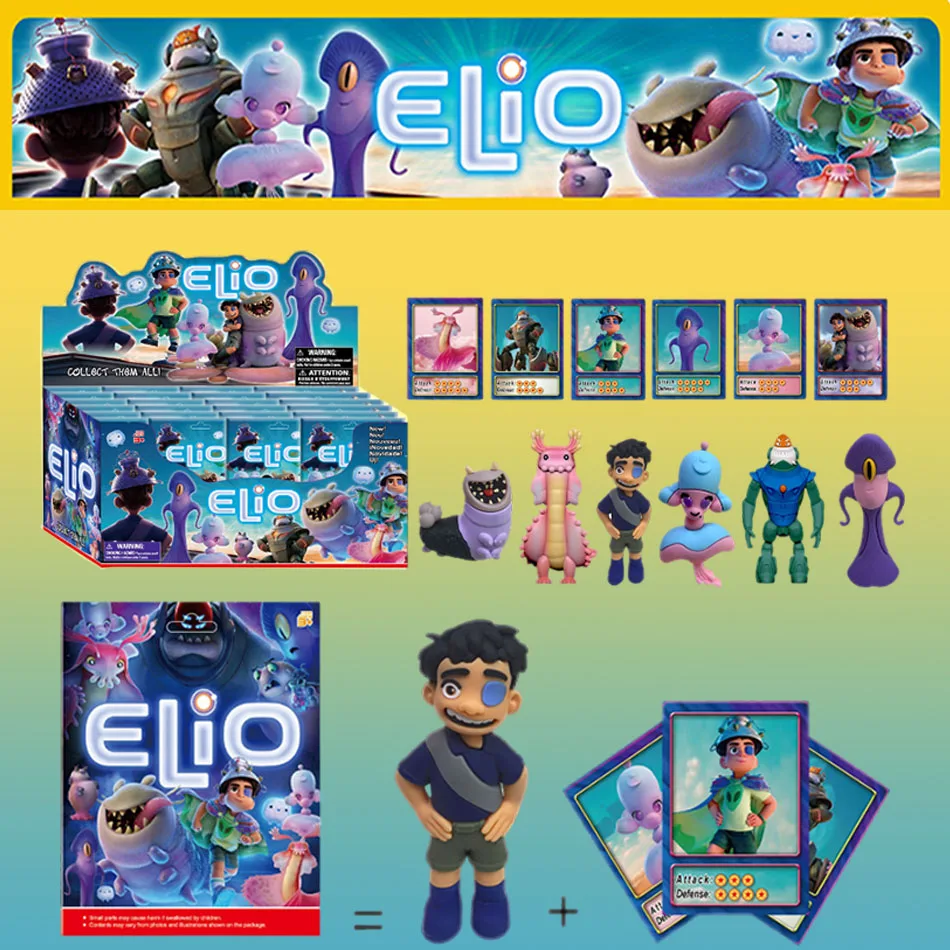 

Disney 24pcs New Cartoon Anime Elio Kawaii Cute Elio Figure Cartoon Box Blind Model Desktop Ornament Collection Kids Toys Gifts