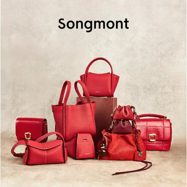 

Songmont Lucky Red Bag, женский кошелек ко Дню святого Валентина и свадьбы, сумка через плечо в подарок на год удачи