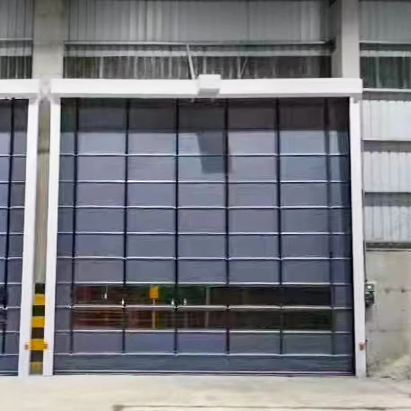 Everbesten High Speed Stacking Door Heavy Duty PVC Exterior Door for Large Industrial Entrance Applications