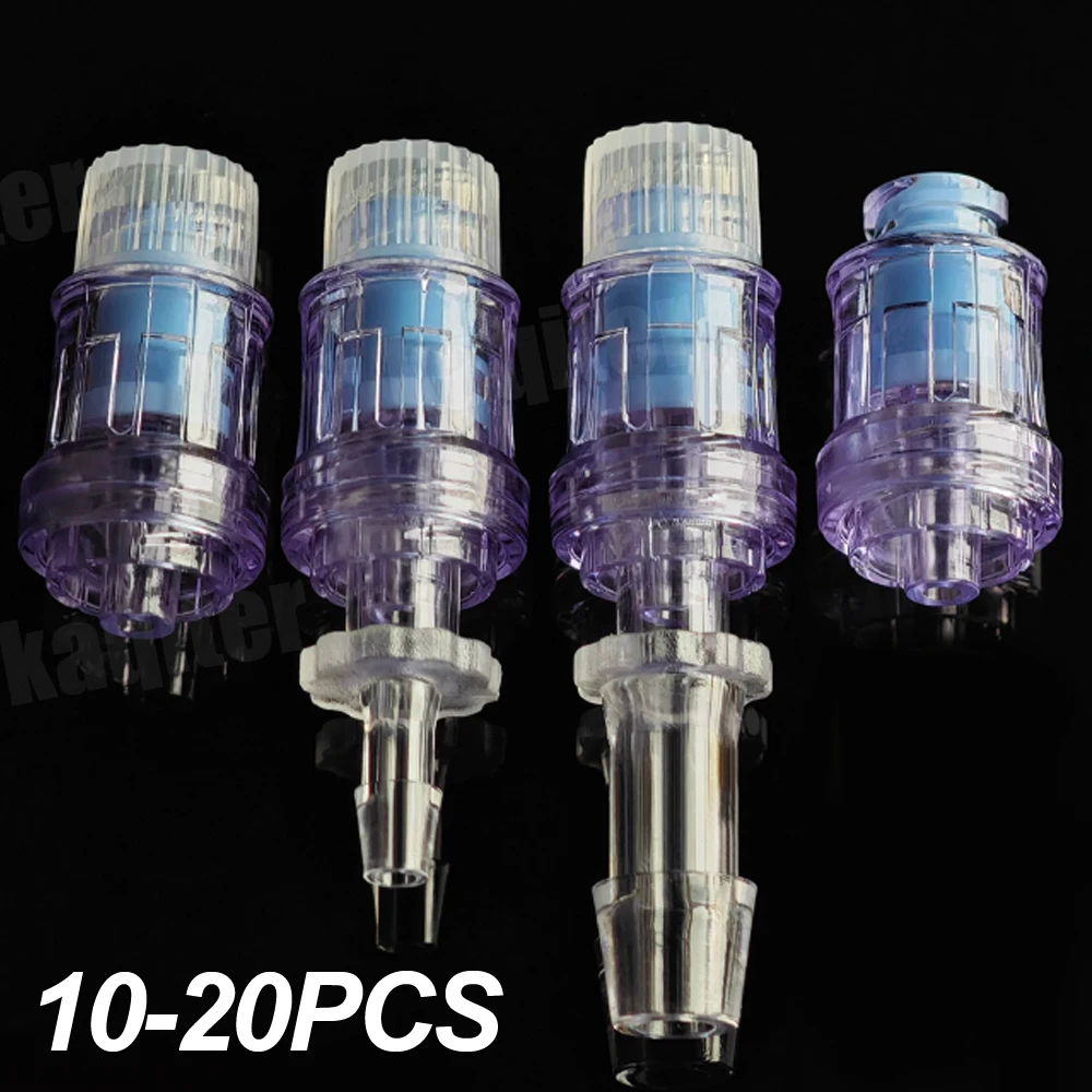 10/20PCS Infusion Therapy Clear Medical Grade Needle-Free Connectors For IV Injection Set