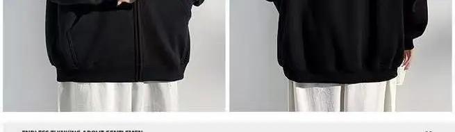 Men's Spring 2027 Hooded Sweatshirt Jacket, Lightweight and Loose-Fitting Fall Top, Available in Gray, Black, and Brown.