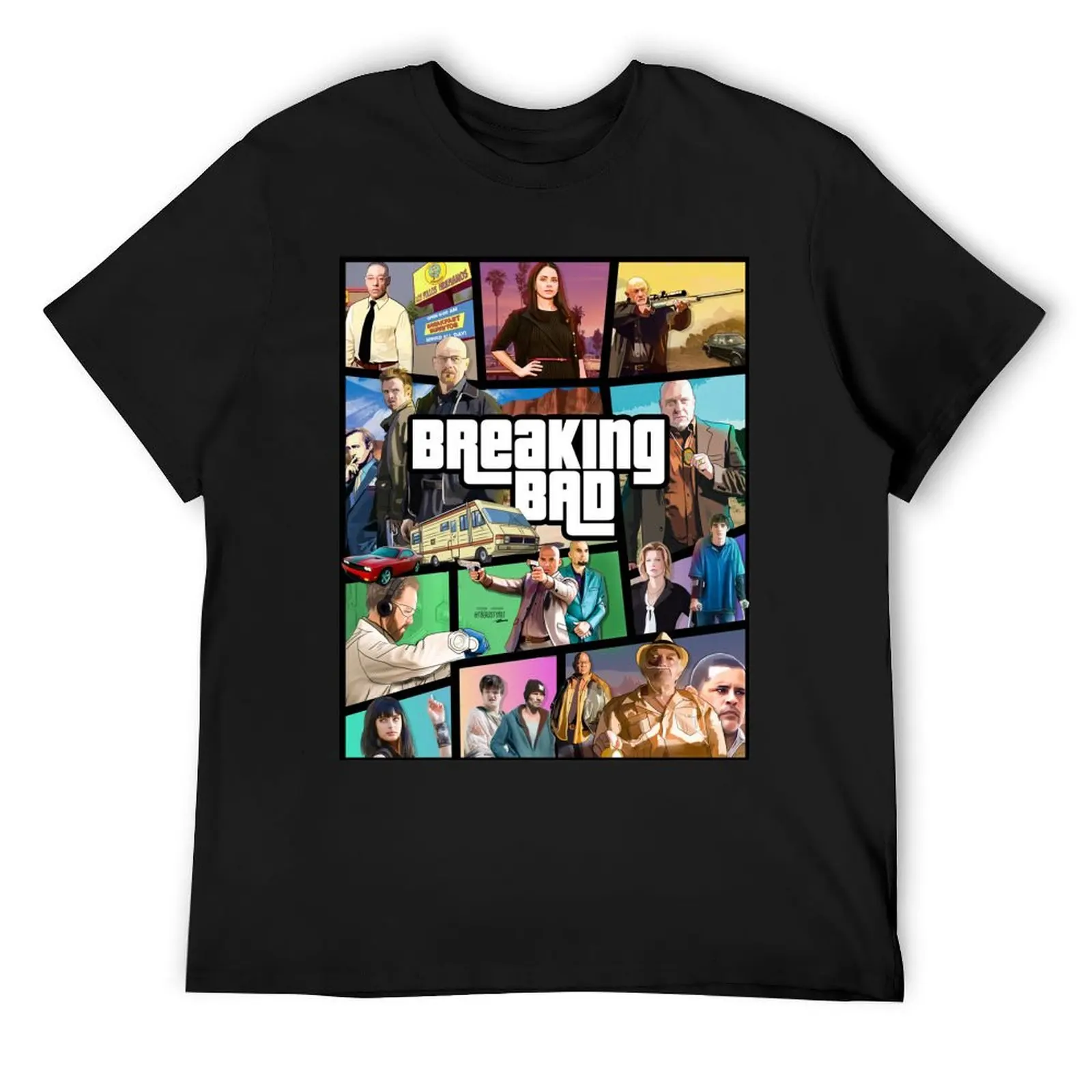 

breaking bad game poster T-Shirt graphic t shirts vintage t shirts Men's t shirts