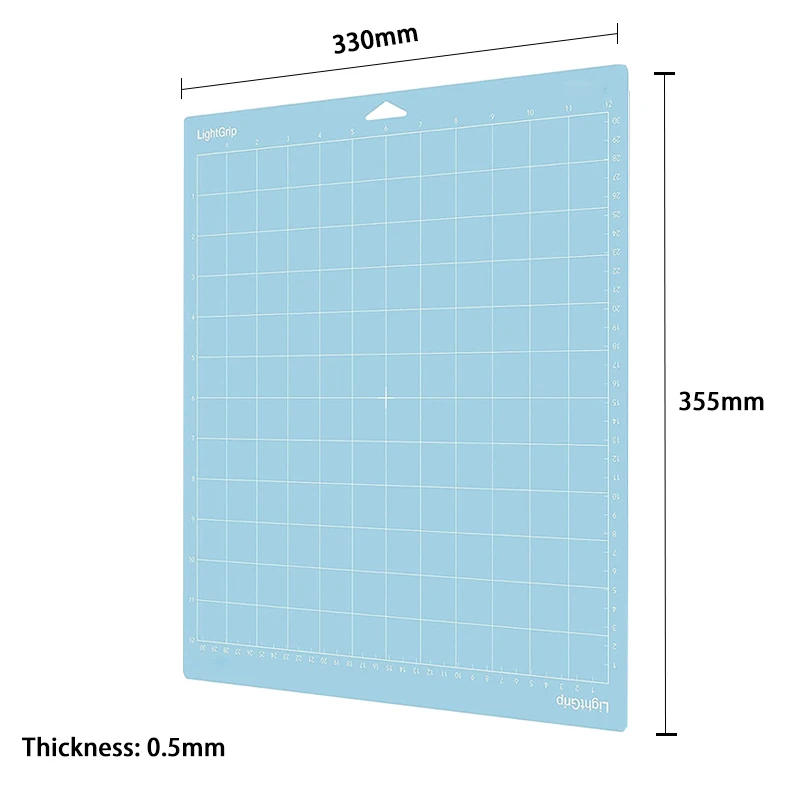 Imagem -06 - Adesivo Pvc Durável Tapete de Corte Base Placa Ferramenta Acessórios Prático Faça Você Mesmo Máquina Gravura Compatível para Cricut Fabricante Peças