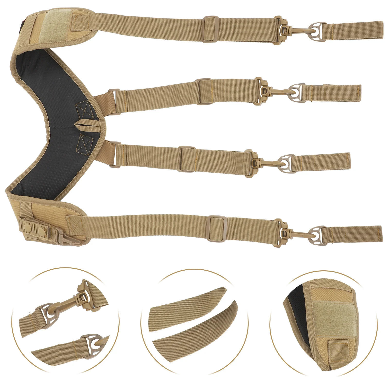 

Heavy Duty Tool Belt Padded Suspenders Adjustable Chest Straps Carpenter Electrician Construction Work Belt Organizer