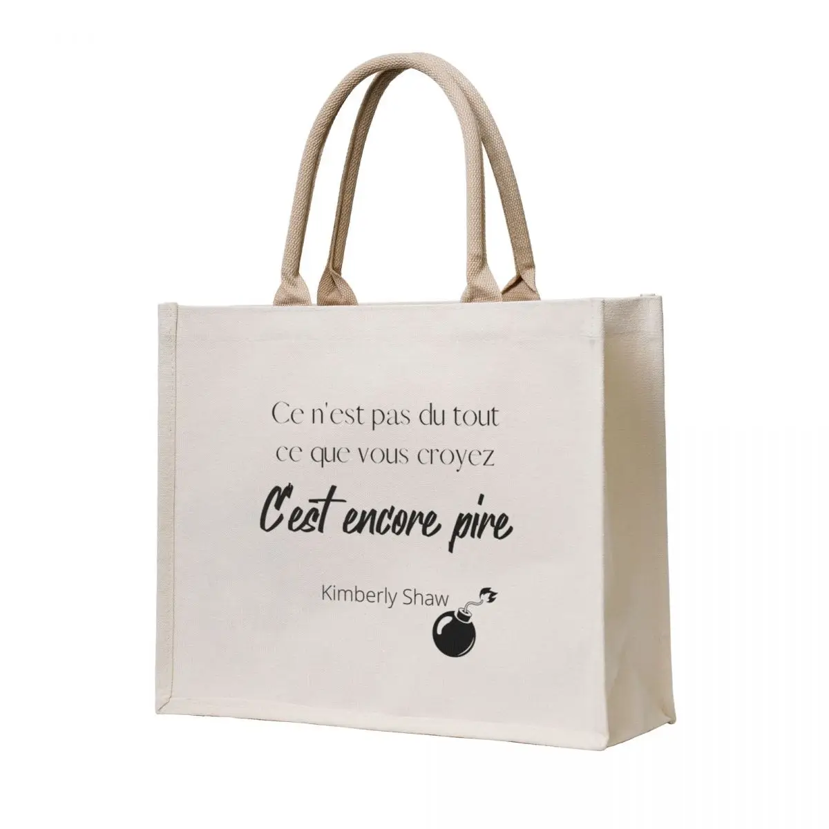 

Kimberly Shaw Tote Bag shopping bag personalized tote bag custom canvas