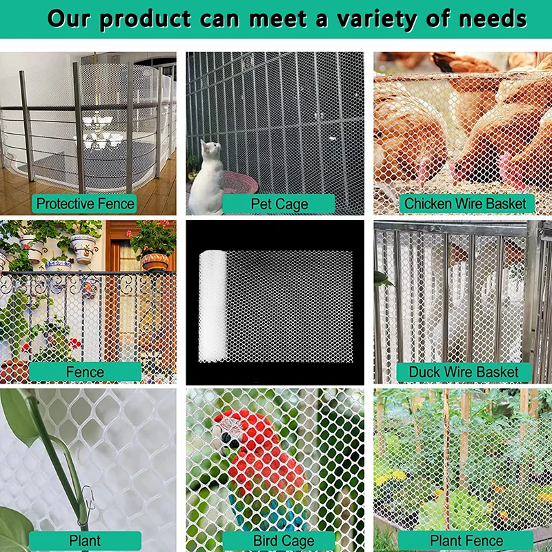 

8mm Hole Safety Protection Net Protective Mesh Gardening Tools Equipment for Balconies Courtyard Children Breeding Net