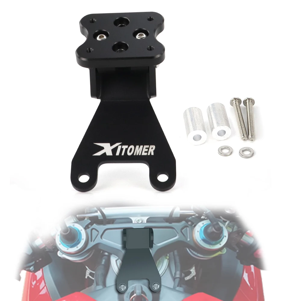 Para Ducati Panigale V2 S V4 S/R/SP2/Superleggera 1299 1199 959 899 soporte de navegación GPS para motocicleta adaptador soporte de teléfono