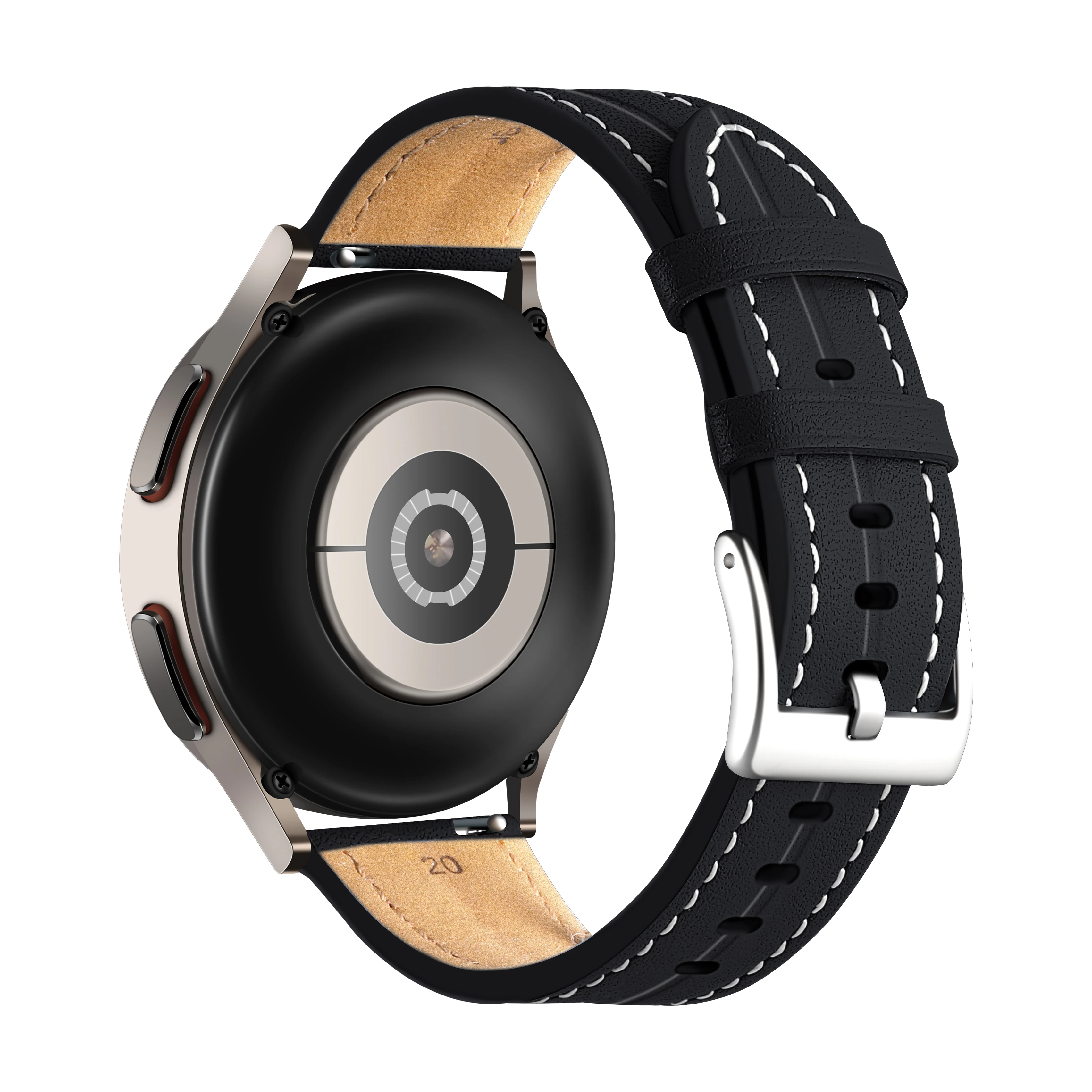 20mm 22mm Leather strap For Samsung Galaxy Watch 6/5/4/3 Gear S3 Huawei Watch 4/3 GT3 Pro Bracelet Wristband For Amazfit GTR/GTS