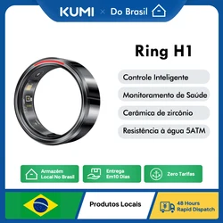 Smart Ring H1 Durable 5ATM Waterproof, Remote Control Functionality, and Sleek Ceramic Design