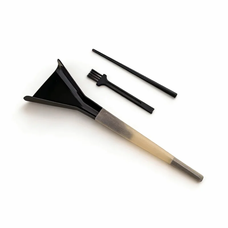 Pre Rolled Cones Loader Funnel Tool Set Including 1pcs Cone Loader, 1pcs Brush Cleaner And 1pcs Pressing Rod Tobacco Loader