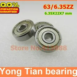 NBZH bearing608/6.35 High Quality 608 636 627 B6Z-48AZ2 63/6.35ZZ 608/6.35 ZZ 6.35*22*7 Mm Miniature Non-standard Ball Bearing