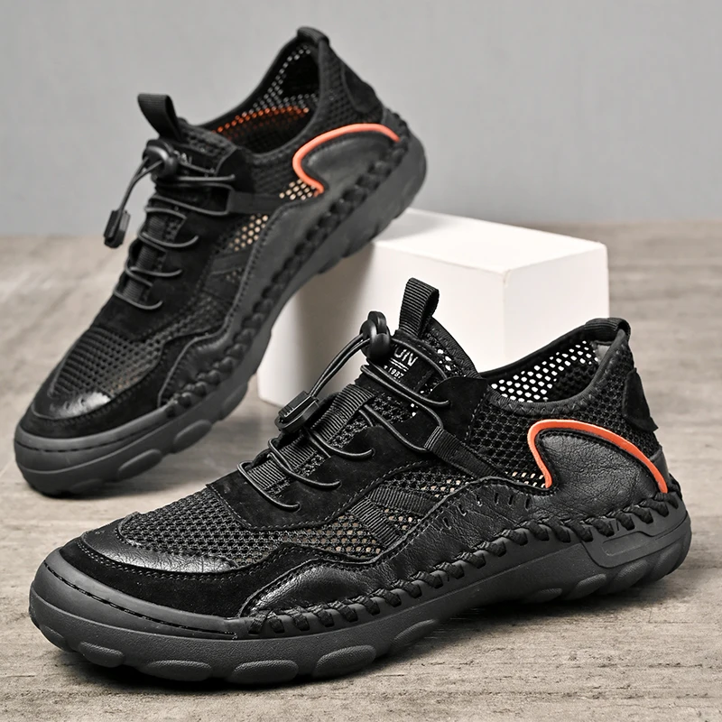 Tênis-zapatos de senderismo para hombre, zapatillas informales de diseñador para correr, para caminar al aire libre, 38-46