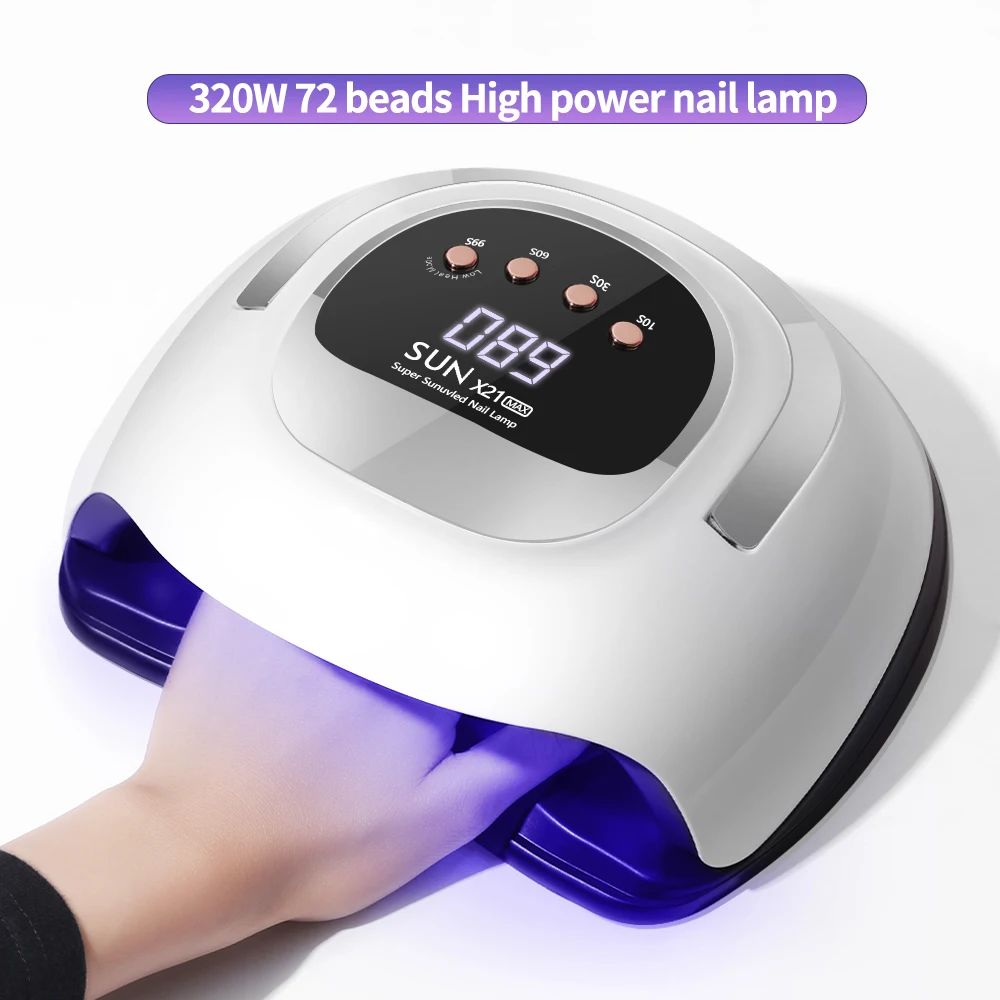 

CNHIDS Powerful Lights Nail Dryer Fast Drying LED Photography Machine Big Space Gel Polish Dryer Timer Smart Nail Art Tools